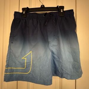 Blue Gradient Boy's Swim Shorts